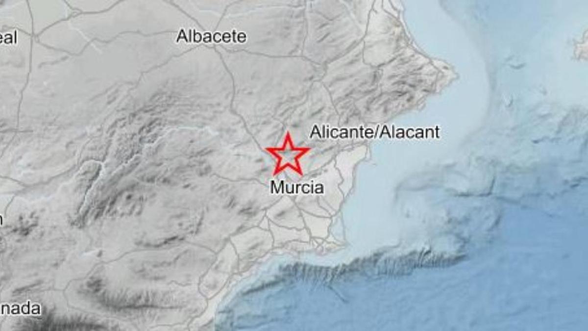 Terremotos registrados en Fortuna este lunes.