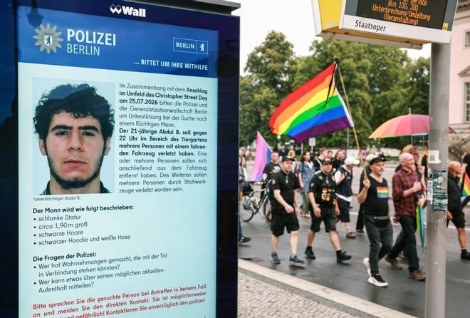 Quién era Abdul Ballout, el yihadista de 21 años que dejó un muerto y 29 heridos en el Orgullo de Berlín