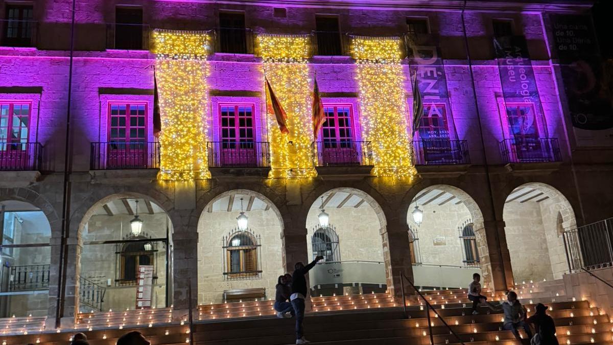 L'allumenat nadalenc de l'Ajuntament de Dénia