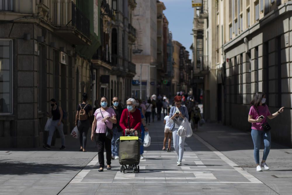 Primer día de mascarillas obligatorias en Zamora