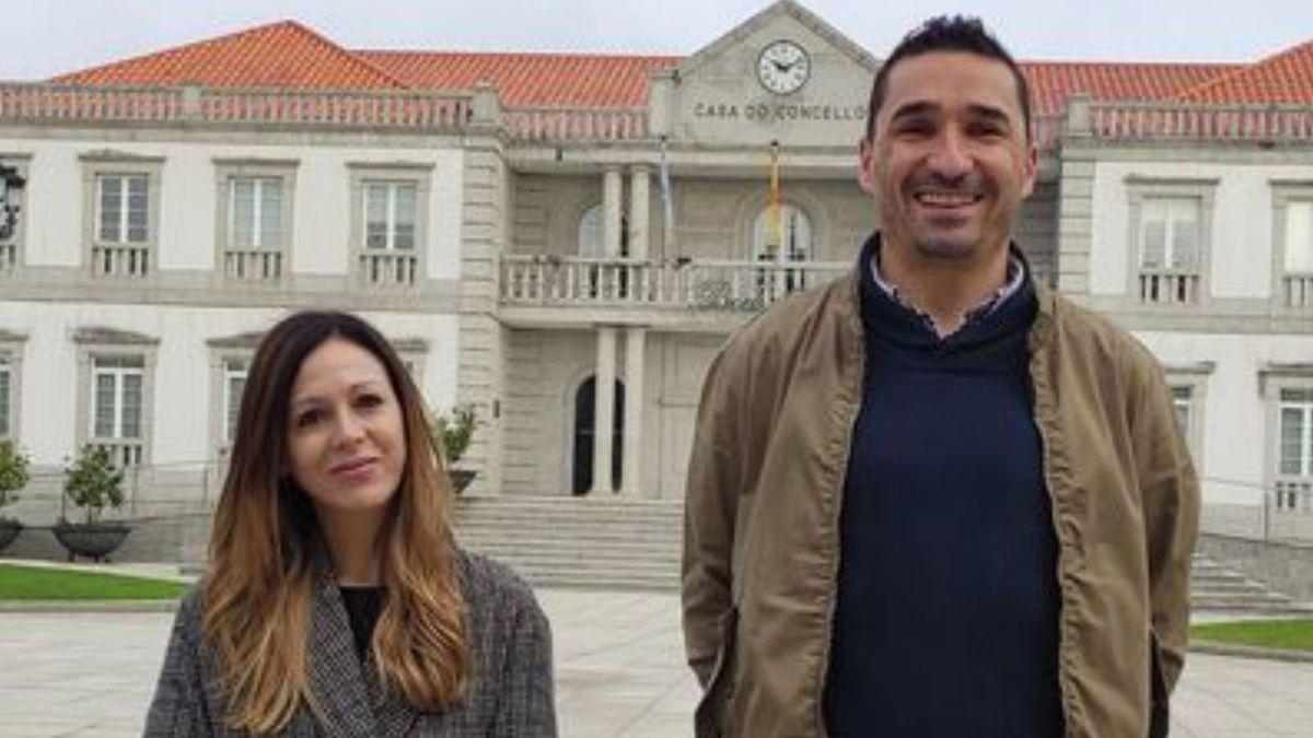 Patricia Mariño y Javier Vieitez, nuevos ediles en Salvaterra