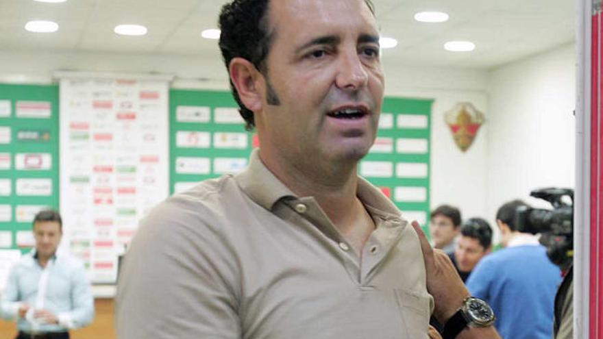 José Bordalás, entrenador del Elche.