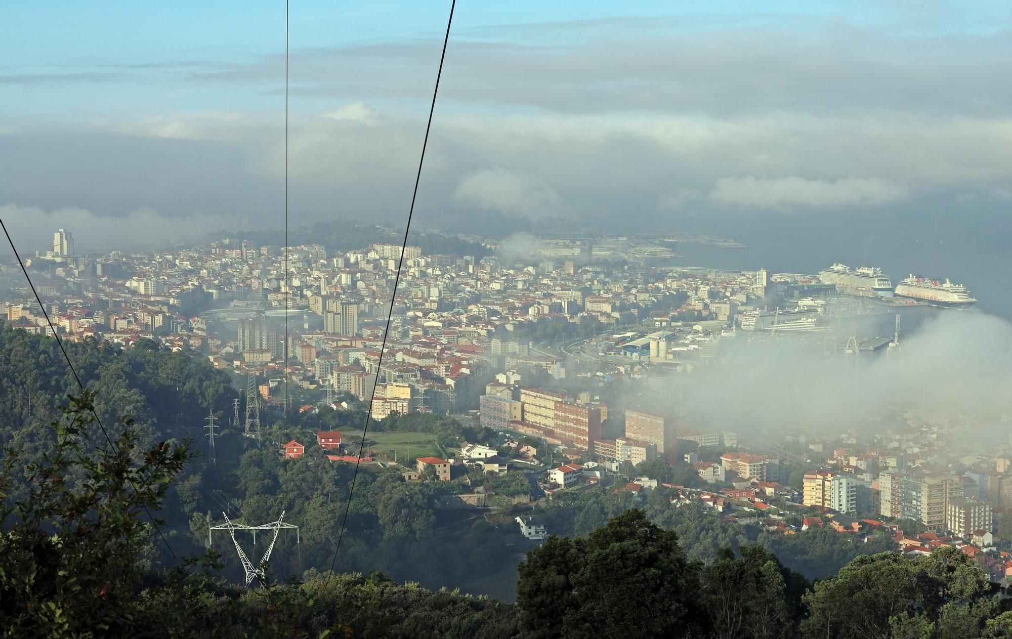 Arribada histórica a Vigo: cinco cruceros atracan en el puerto