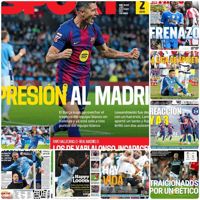 Las portadas de la prensa deportiva de hoy