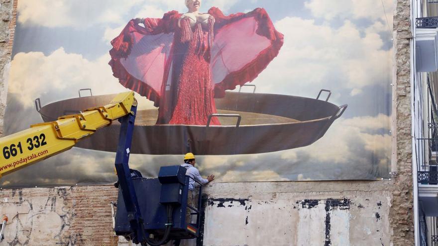 La imagen de Rosita Amores vuelve al barrio del Carmen