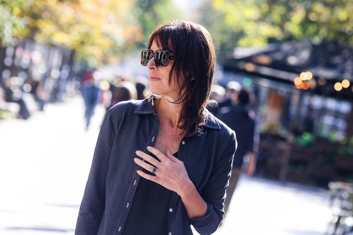 La escritora Rachel Cusk, estos días en Barcelona.