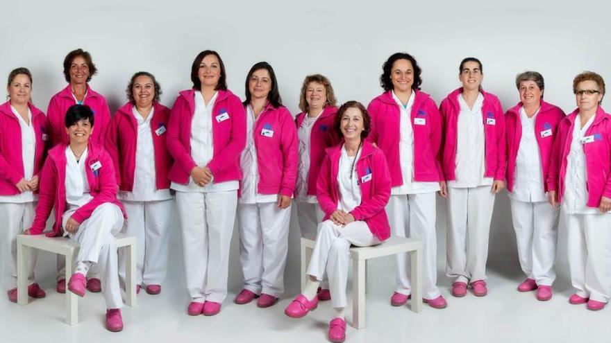 Trabajadoras de la Cooperativa El Orrio.