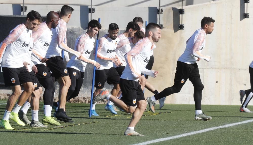 El Valencia CF trabaja en Paterna