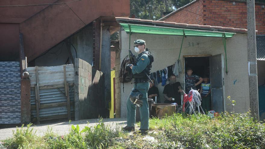 Operación en O Vao con numerosos detenidos por el ataque a dos policías