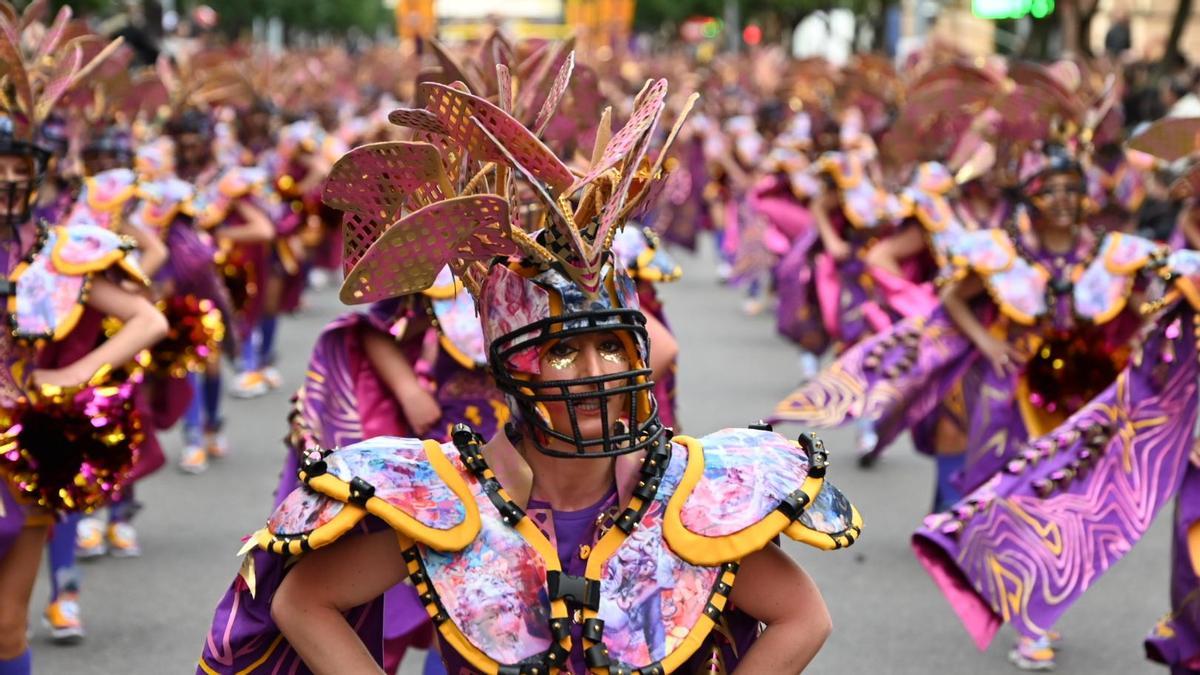 Desfile de comparsas del Carnaval de Badajoz 2023