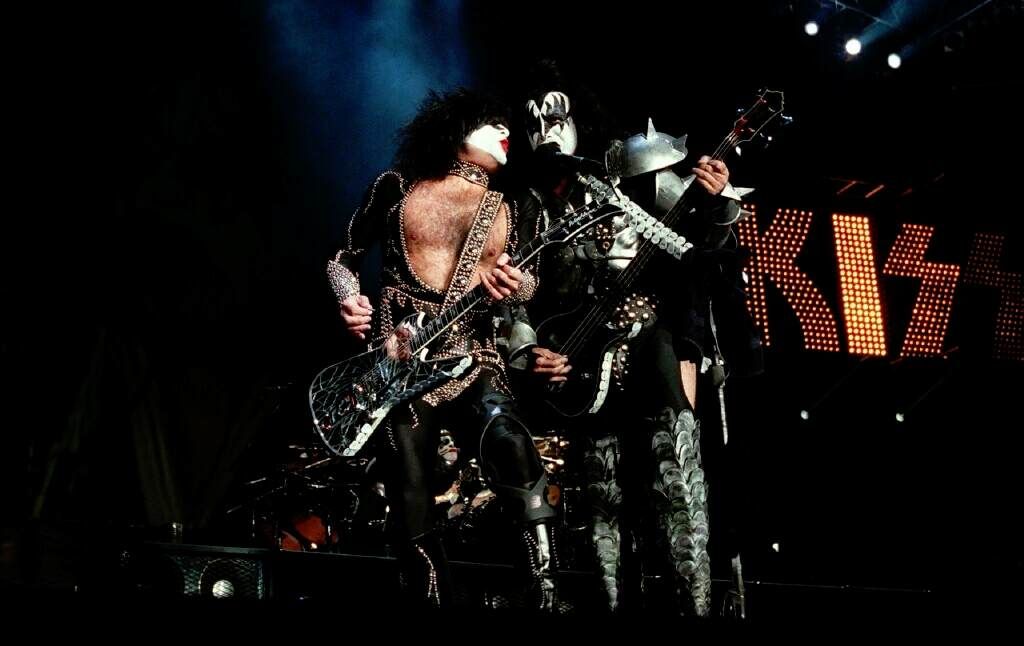 Kiss, durante un concierto en Helsinki en 1999.