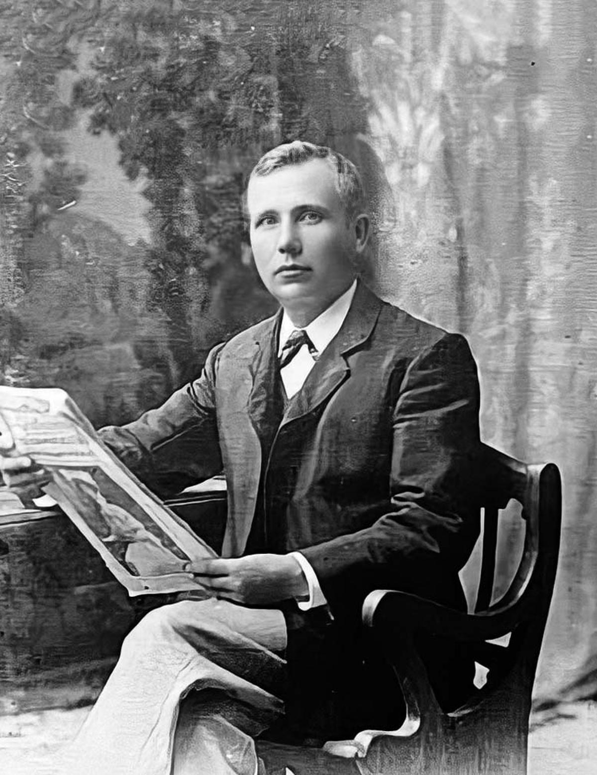 Un joven Bartomeu Vich en 1886.