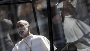 John Malkovich en el rodaje de ’The new Pope’. 2019.