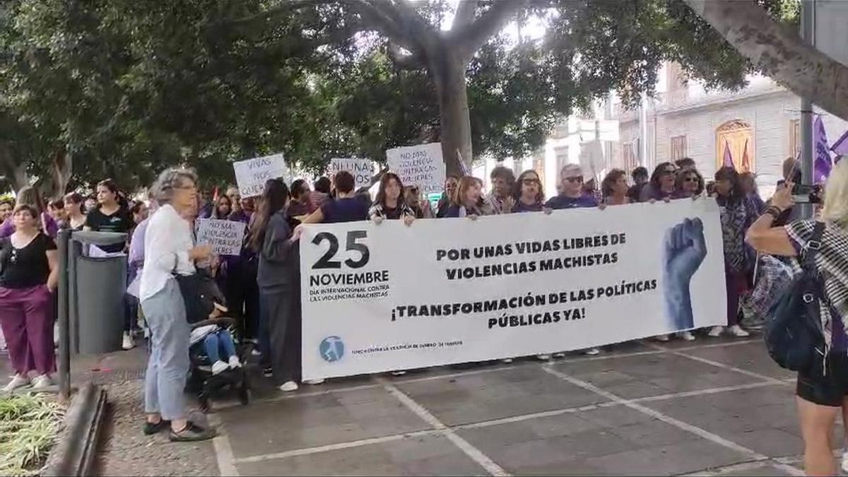 Manifestación 25N contra la Violencia contra la Mujer en Tenerife