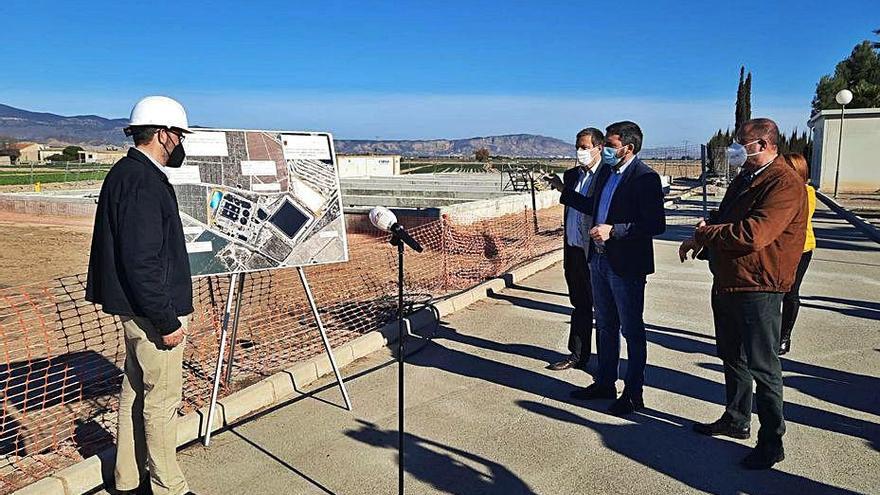 Avanza la construcción del tanque en Totana