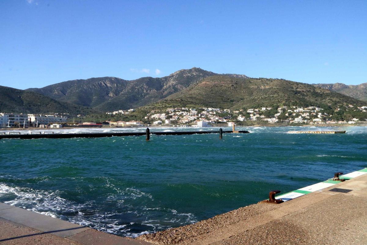 Les imatges dels efectes de la tramuntana a les comarques gironines