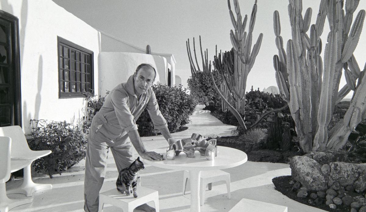 César Manrique, en una imagen de la colección de Fachico.