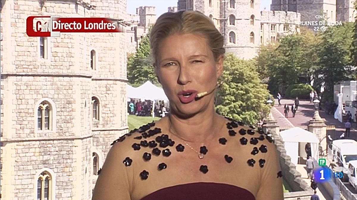 Anne Igartiburu, desde Windsor (TVE-1).