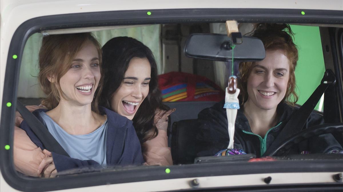 Leticia Dolera, Celia Freijeiro y Aixa Villagrán, protagonistas de 'Vida Perfecta'.