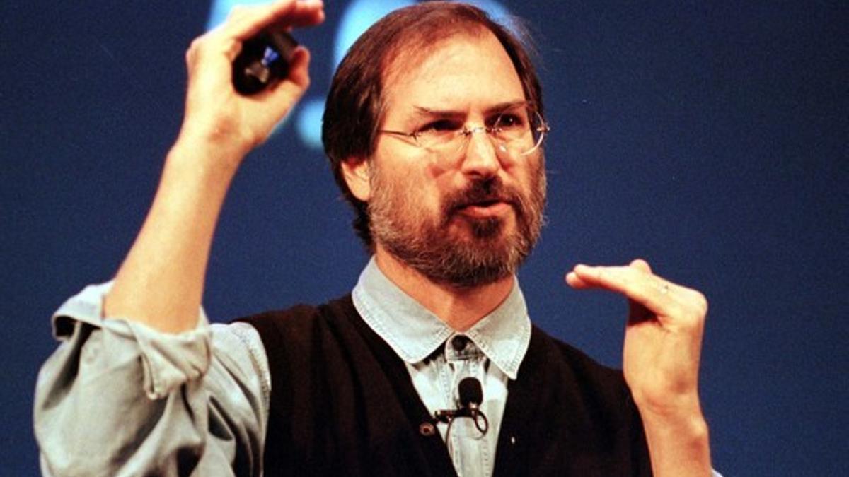 Steve Jobs, en 1997, un año después de volver a tomar las riendas de Apple.