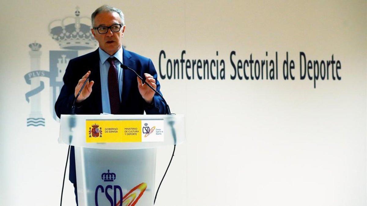 José Guirao habló en la Conferencia Sectorial del Deporte
