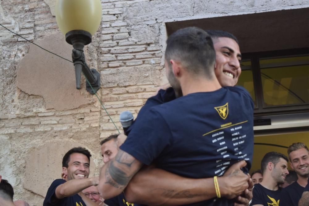 Celebración del ascenso a Segunda División A del UCAM