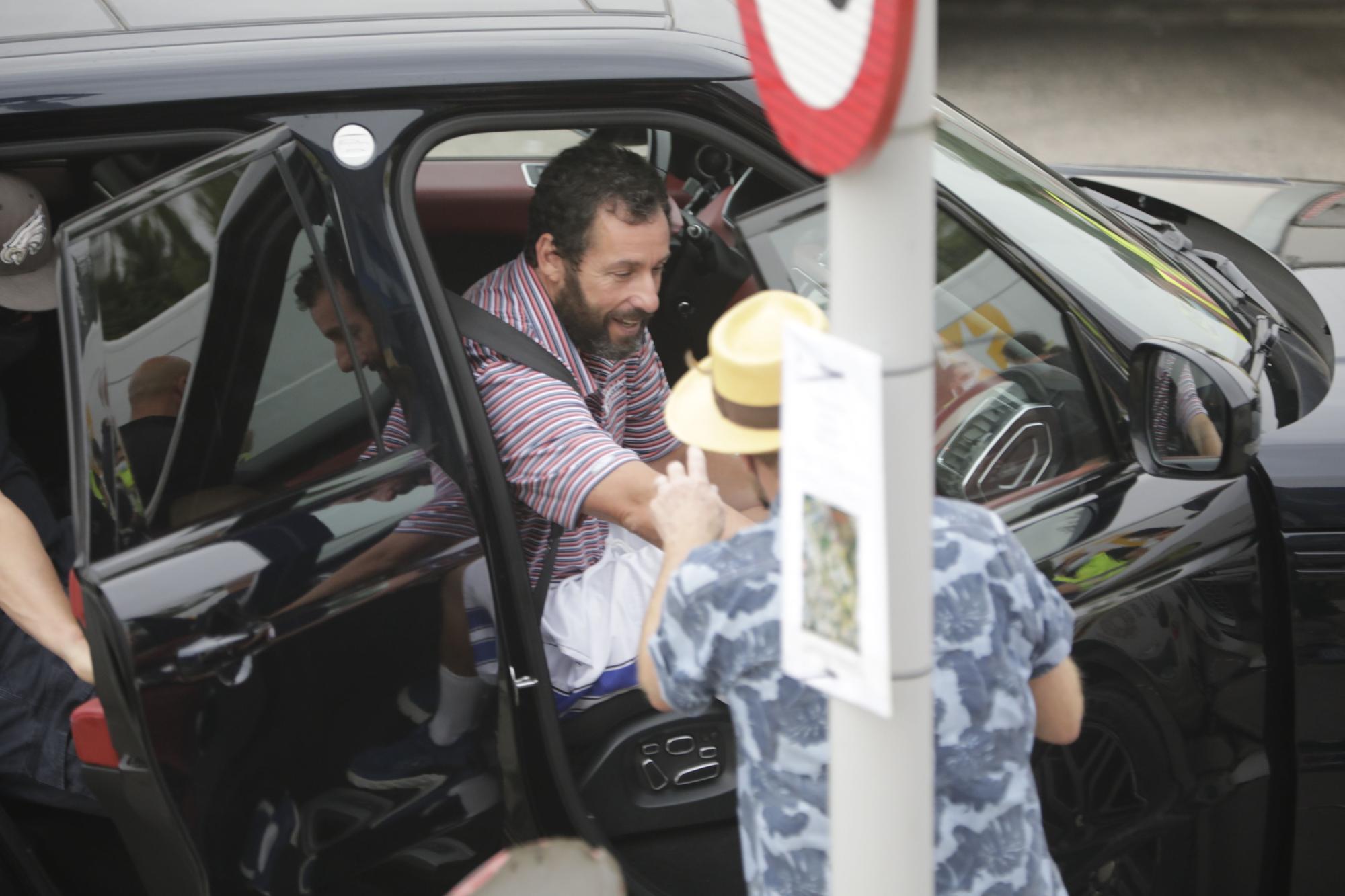 Adam Sandler rueda bajo la nieve en Pollença