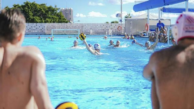 Acción de partido en la Acidalio Lorenzo.  | EL DÍA