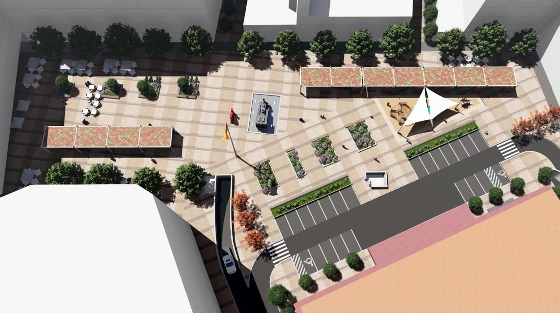 Así será la plaza España de Onda: una reforma integral con alma histórica