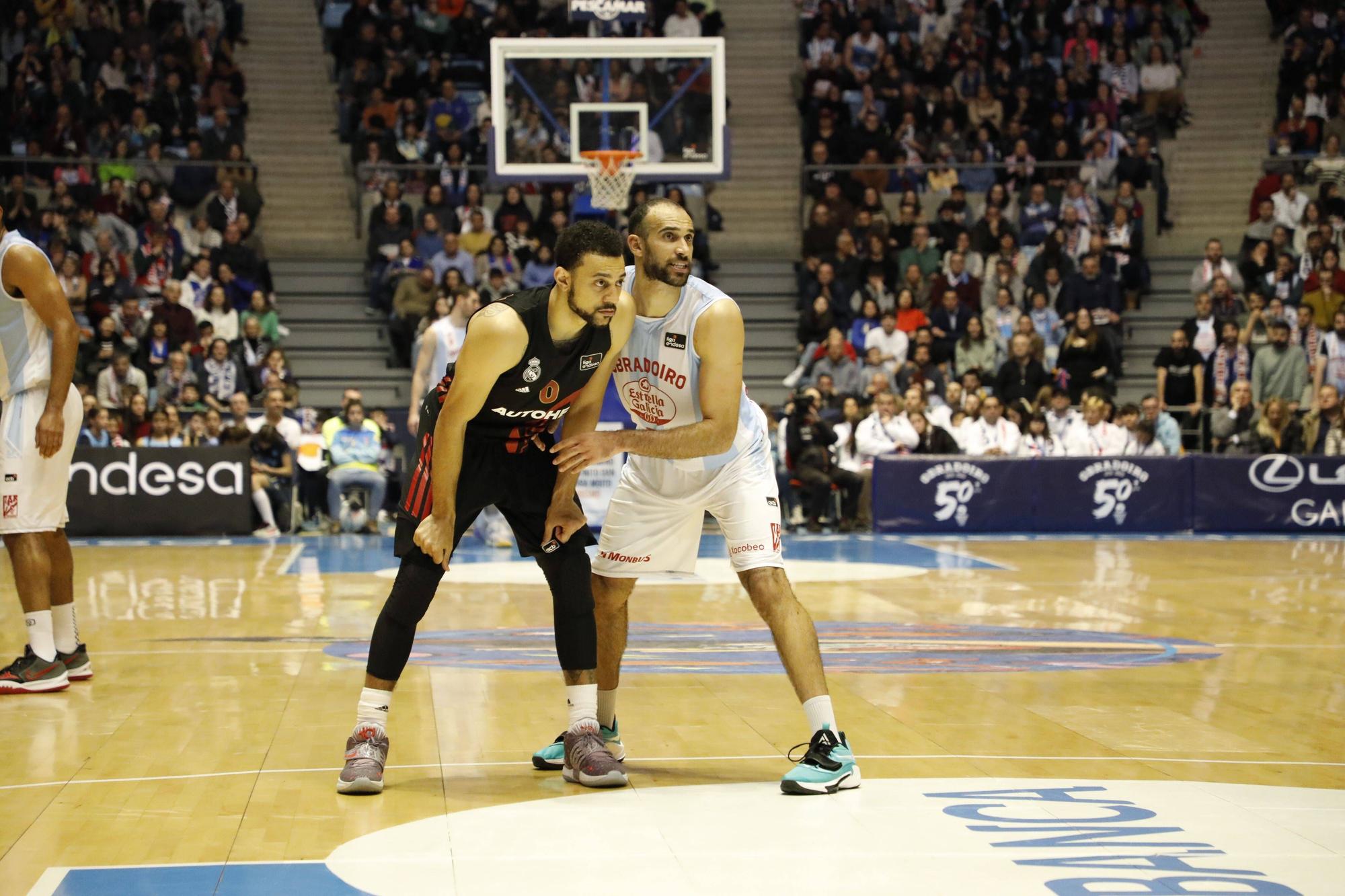 El Obradoiro cae ante el líder de la ACB: Obradoiro 78 - 84 Real Madrid