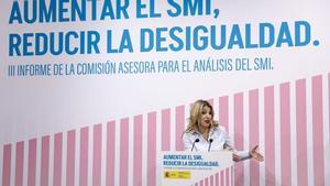 Díaz veu marge per a l’acord amb la patronal sobre el salari mínim