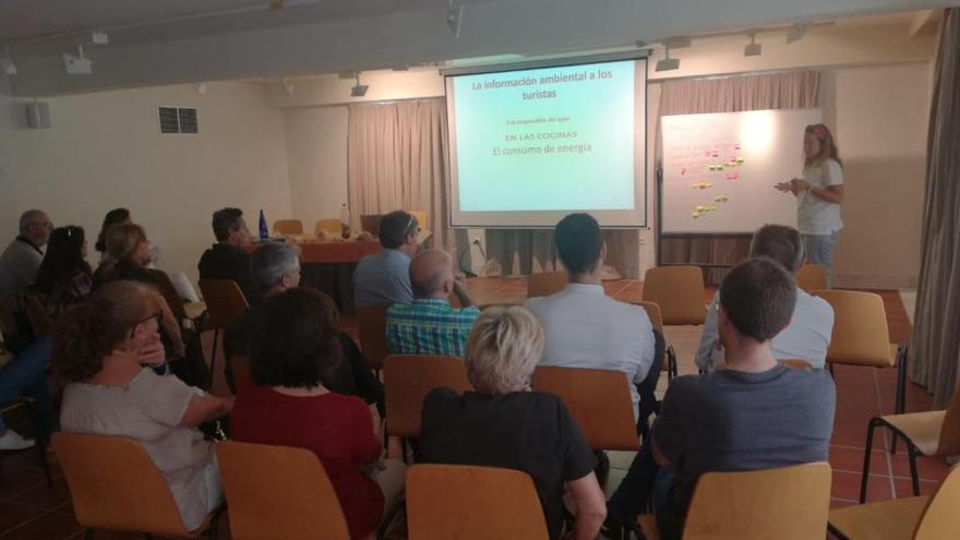 Una imagen del taller celebrado en el Parador de Nerja.