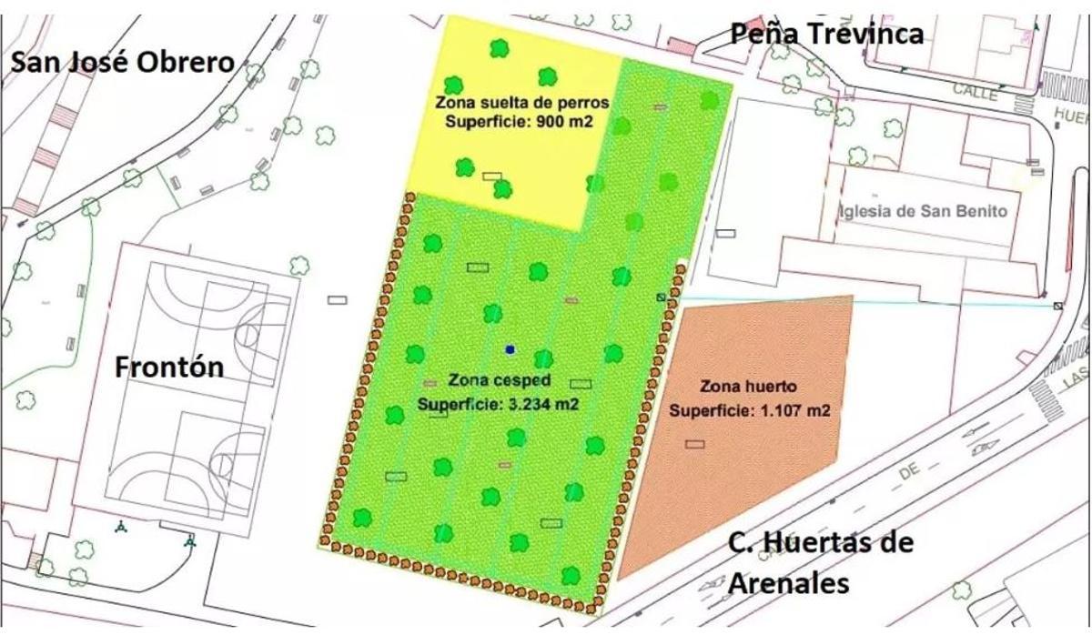 Plano de la intervención en La Josa.
