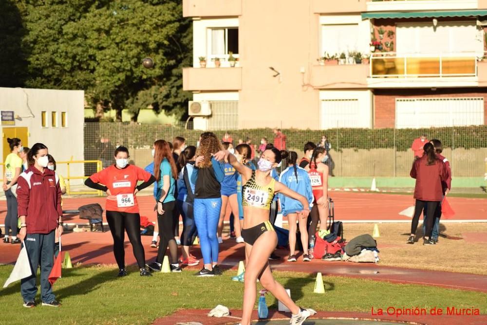 Control federativo de atletismo en Cartagena