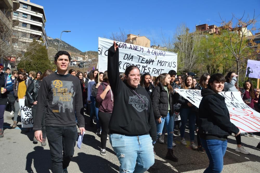 Manifestació del 8-M a Berga