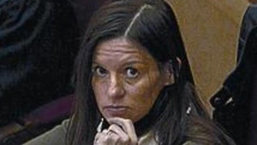 Ángeles Molina, alias Angie, durante el juicio en el que fue condenada a 18 años de cárcel por el asesinato de Ana Paéz.