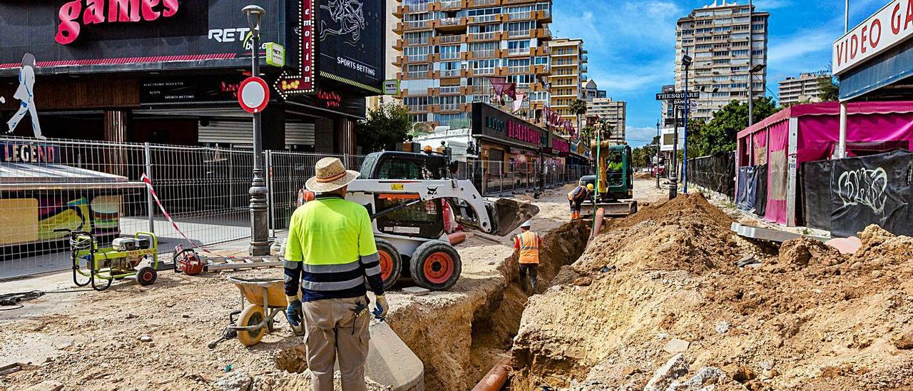 Una parte de los trabajos que se están realizando en Severo Ochoa.  | DAVID REVENGA