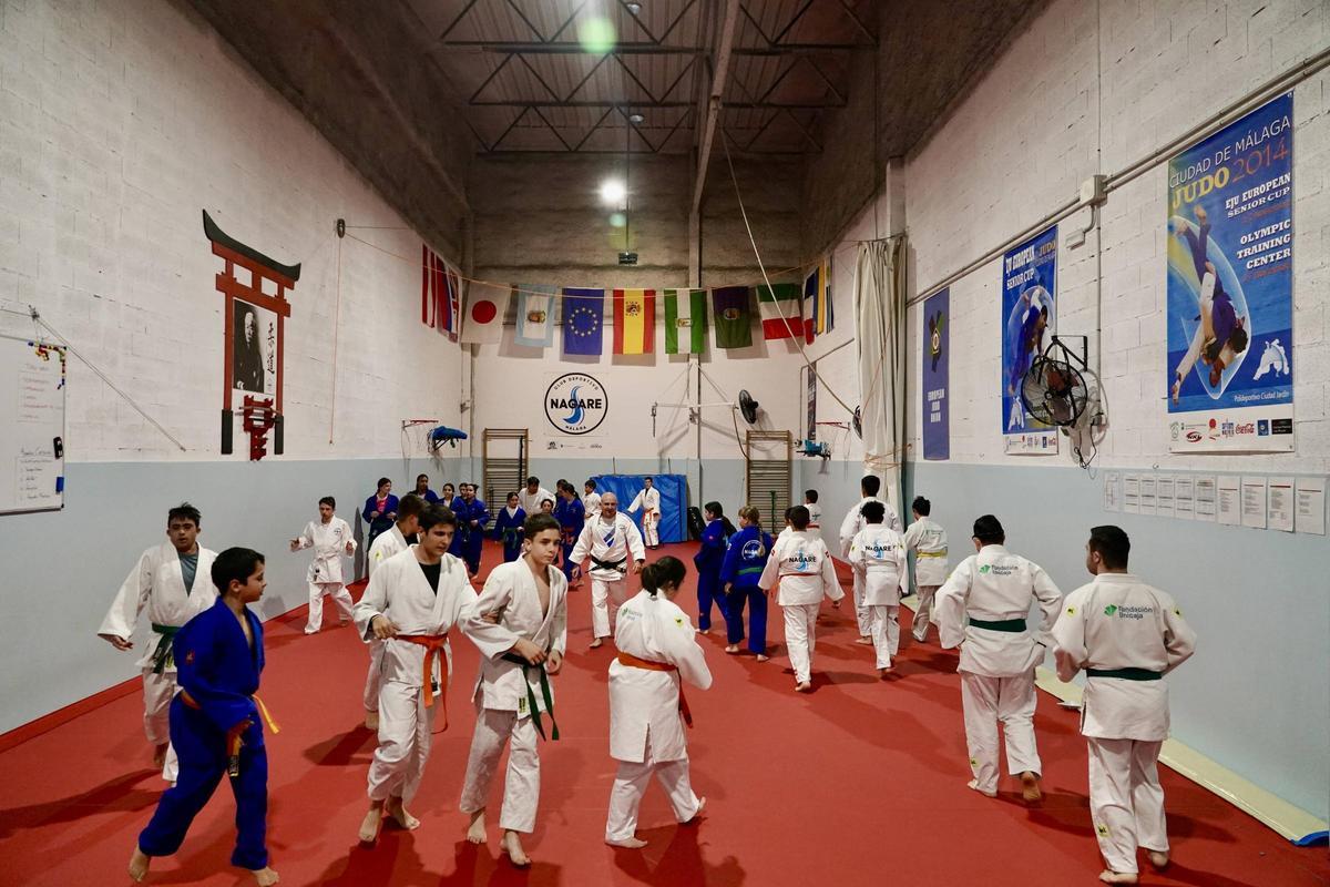 Las clases de judo inclusivo son los lunes, martes, miércoles de 19 a 20 horas