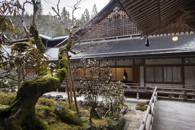 Shukubo para hospedarse cerca del Monte Koya.