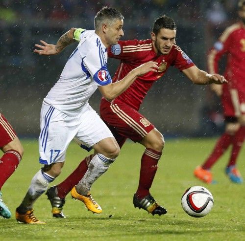 Imágenes del partido entre Luxemburgo y España