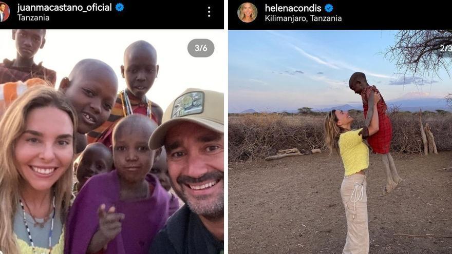 Las fotos de Juanma Castaño y Helena Condis en Tanzania