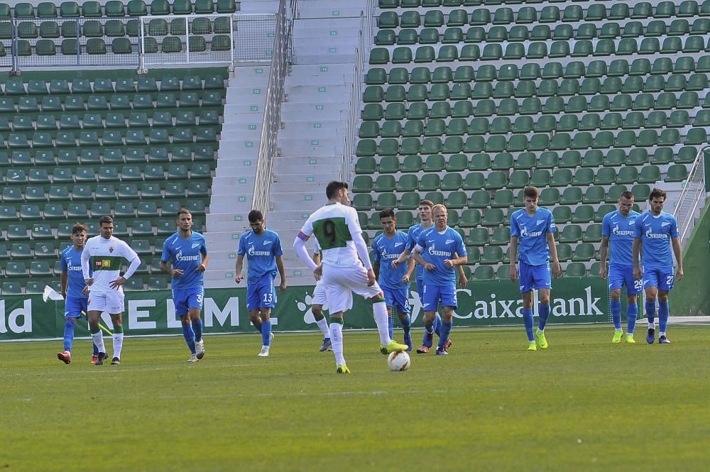 El Elche recibe demasiado castigo ante el Zenit.