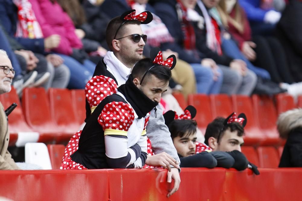 El partido entre el Real Sporting y el Numancia, en imágenes