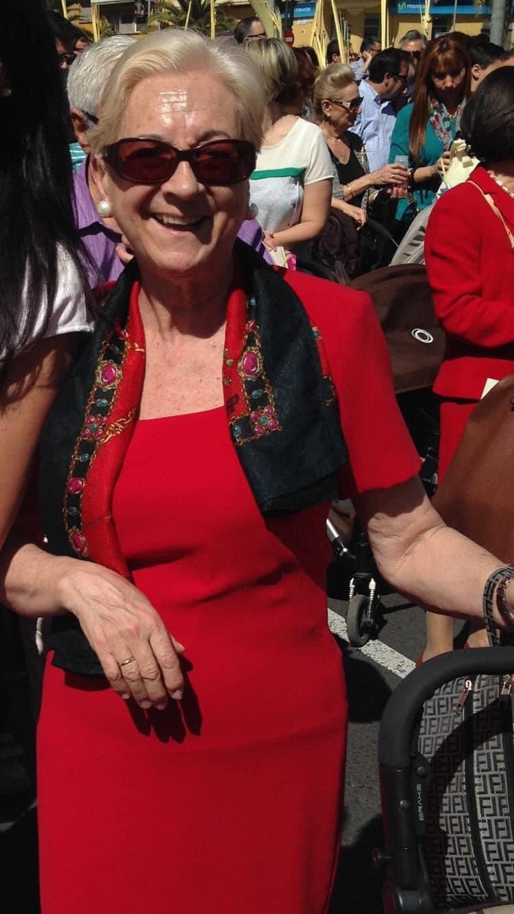 Mari Carmen 'Mantillas', de 79 años, se siente feliz y muy agradecida con todas las muestras de cariño recibidas tras anunciar su retirada