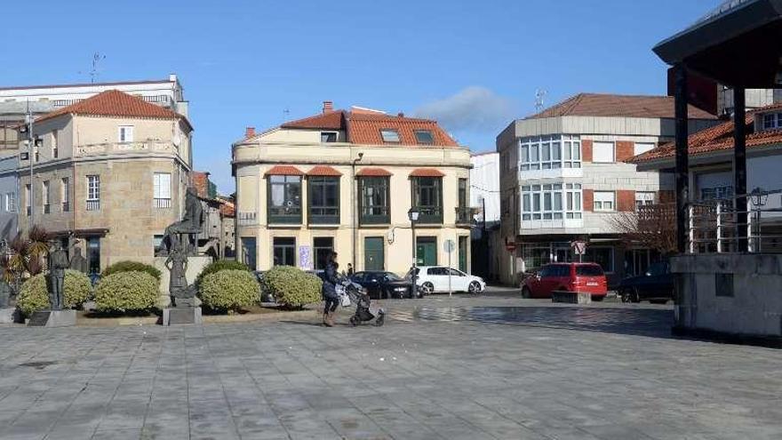 Plaza do Castro de Vilanova de Arousa. // Noé Parga