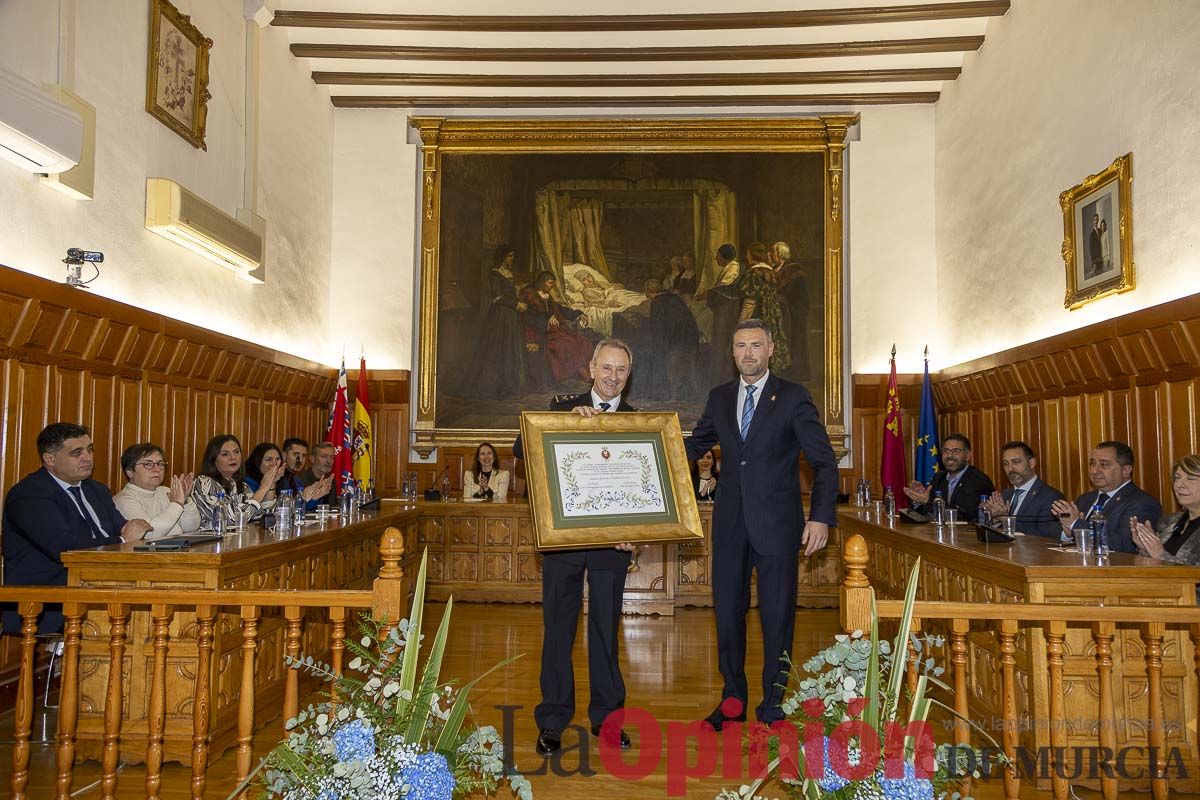 Alfonso Navarro es nombrado  'Hijo Predilecto de Caravaca'