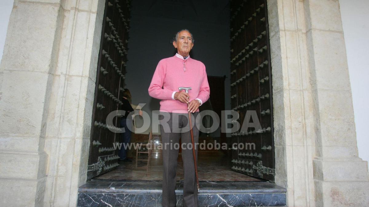 Antonio Gala en la fundación que lleva su nombre (2009).
