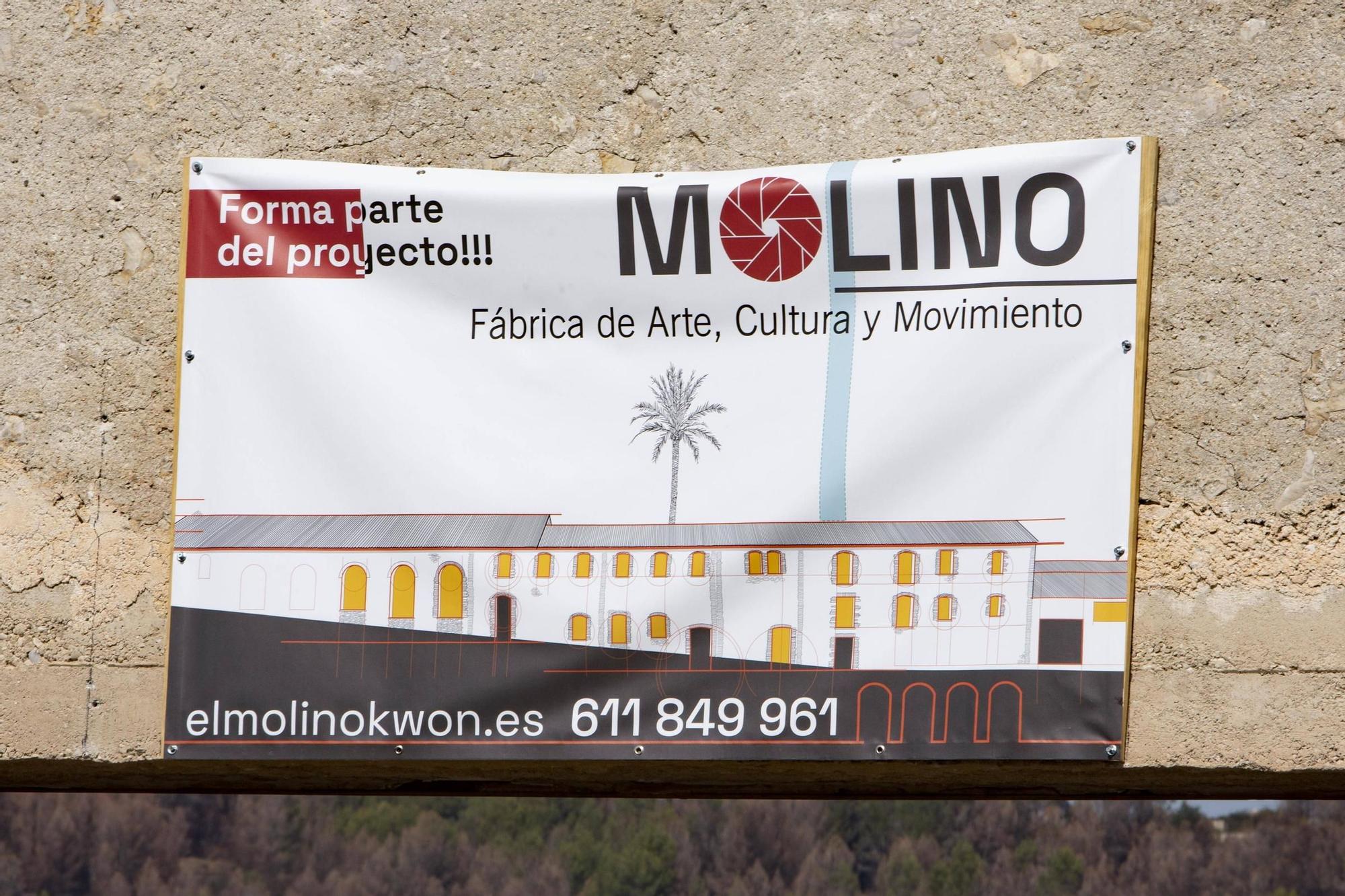 Las imágenes del molino de Félix o Garrigós que quieren convertir en centro cultural y etnológico