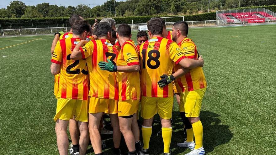 La Selecció Catalana, amb alguns dels jugadors que competiran ara amb el Cèltic Girona.