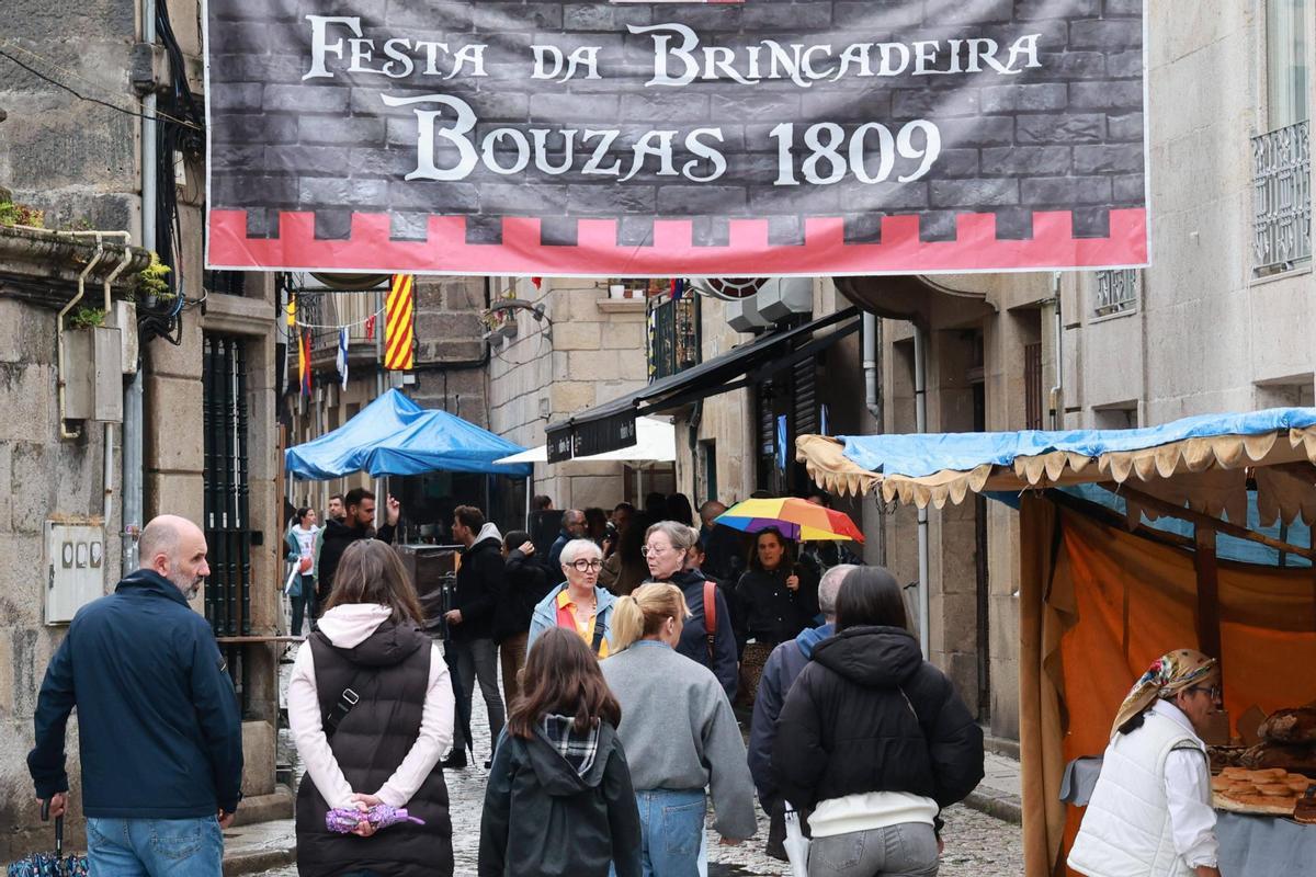 Bouzas celebra su Brincadeira bajo la lluvia